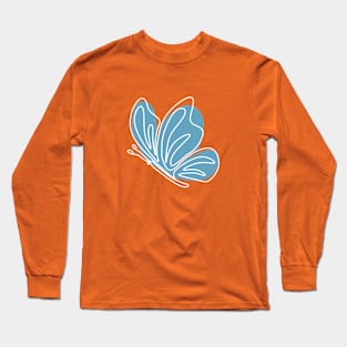 Butterfly line minimalist Long Sleeve T-Shirt